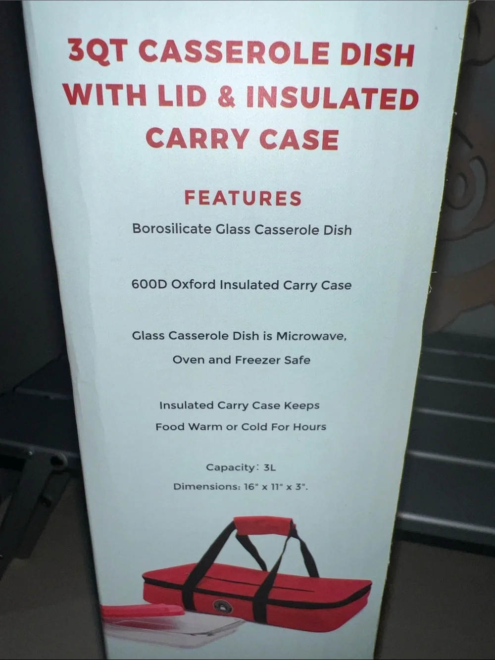 Chef’s Counter insulated red